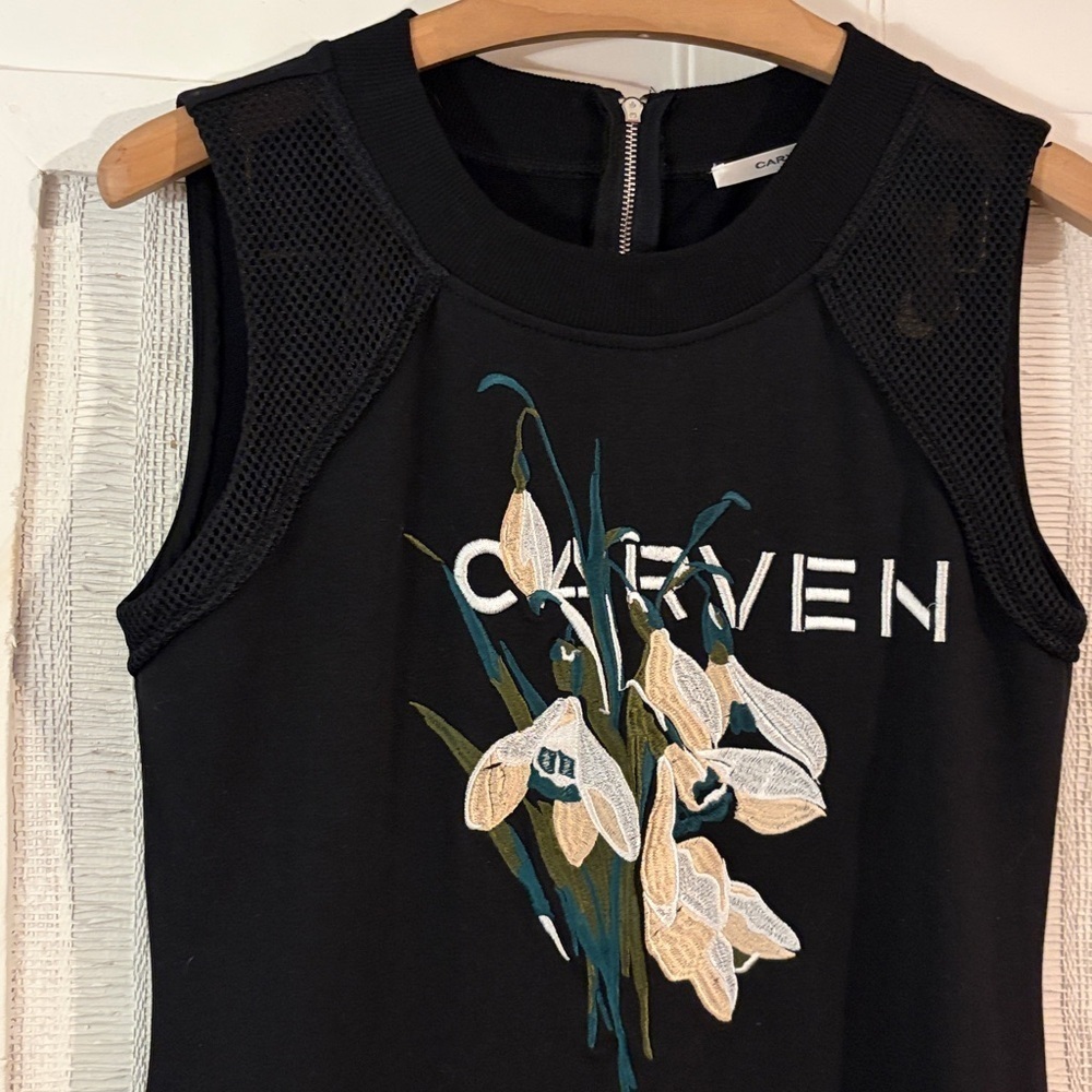Carven embroidered floral dress size small - Picture 2 of 5